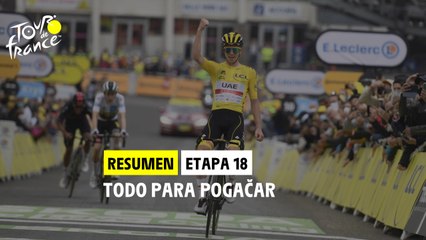 Resumen de etapa - Etapa 18 - #TDF2021