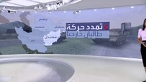 خريطة سيطرة طالبان على المعابر الحدودية