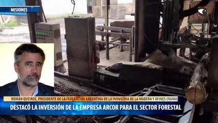 Destacó la inversión de la empresa Arcor para el sector forestal