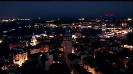 İSTANBUL-GALATA VE AYASOFYA'DA 15 TEMMUZ TEMALI MAPPİNG VE KOREOGRAFİ GÖSTERİSİ