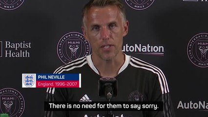 England trio shouldn't say sorry for missing a penalty - Phil Neville