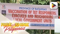 Pagbabakuna sa mga residente sa lalawigan ng Batangas, nag-umpisa na ngayong araw