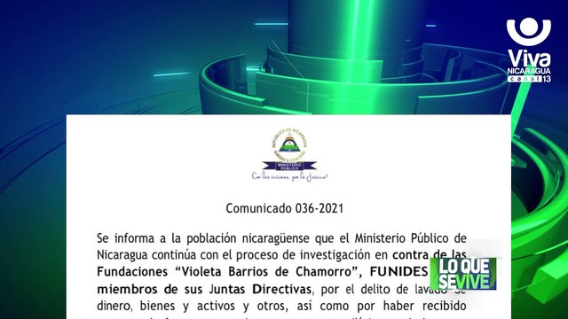 Autoridades siguen proceso investigativo contra fundaciones acusadas de lavado dinero