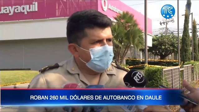 Se vistieron como empleados del banco y robaron 260.000 dólares en Daule