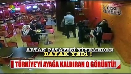 Burger King'de dayak yiyen çocuğun görüntüleri ortaya çıktı!