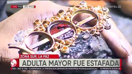 Estafan $us 50 mil a una abuelita que recibió supuestas pepitas de oro como un “gran negocio”