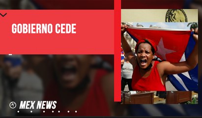 GOBIERNO CUBANO OFRECE MEDIDAS PARA CALMAR LA SITUACIÓN