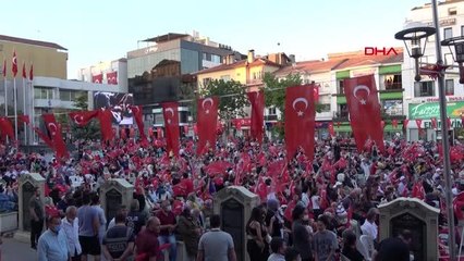 AKSARAY'DA 15 TEMMUZ MEYDANINDA TOPLANDI