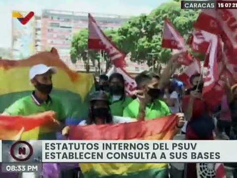 Candidatos y Candidatas del PSUV arrancan campaña para el proceso de elecciones primarias abiertas