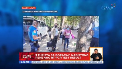 3 turista sa Boracay, nabistong peke ang RT-PCR test result | UB