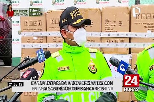 Detienen banda que estafaba a comerciantes a través de depósitos falsos