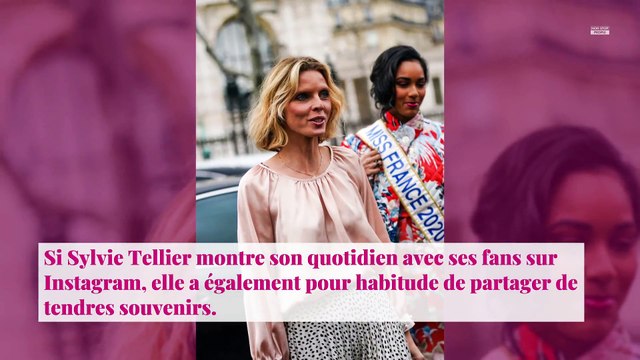 Sylvie Tellier partage un cliché inédit de son mariage pour ses noces de cire