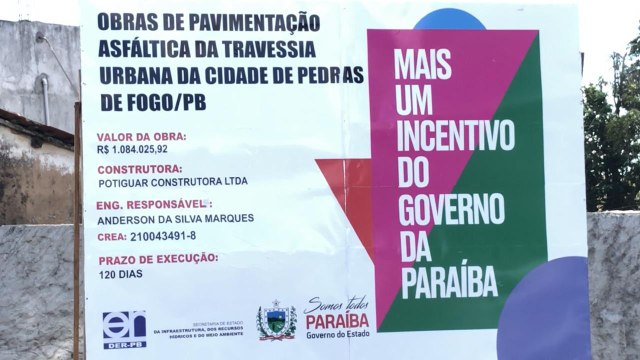 PAVIMENTAÇÃO ASFÁLTICA EM 5 RUAS DE PEDRAS DE FOGO