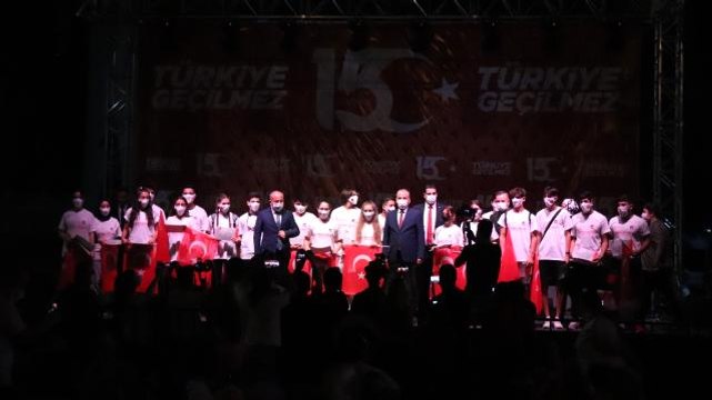 15 Temmuz Demokrasi ve Milli Birlik Günü Denizli'de kuran tilaveti ve mehter marşları ile kutlandı