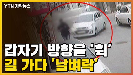 [자막뉴스] 길 가다가 '날벼락'...사람 치고도 멈추지 않은 돌진 / YTN