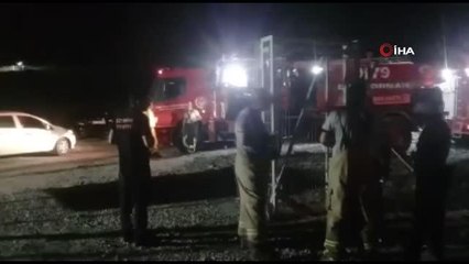 İzmir'de otluk alanda yangın