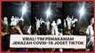 Viral! Tim Pemakamam Jenazah Covid-19 Joget TikTok di Area Makam, Bikin Netizen Geram