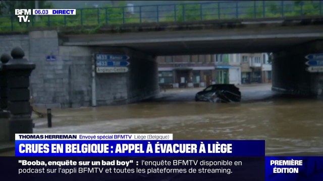 Inondations en Belgique: le niveau de la Meuse se stabilise à Liège