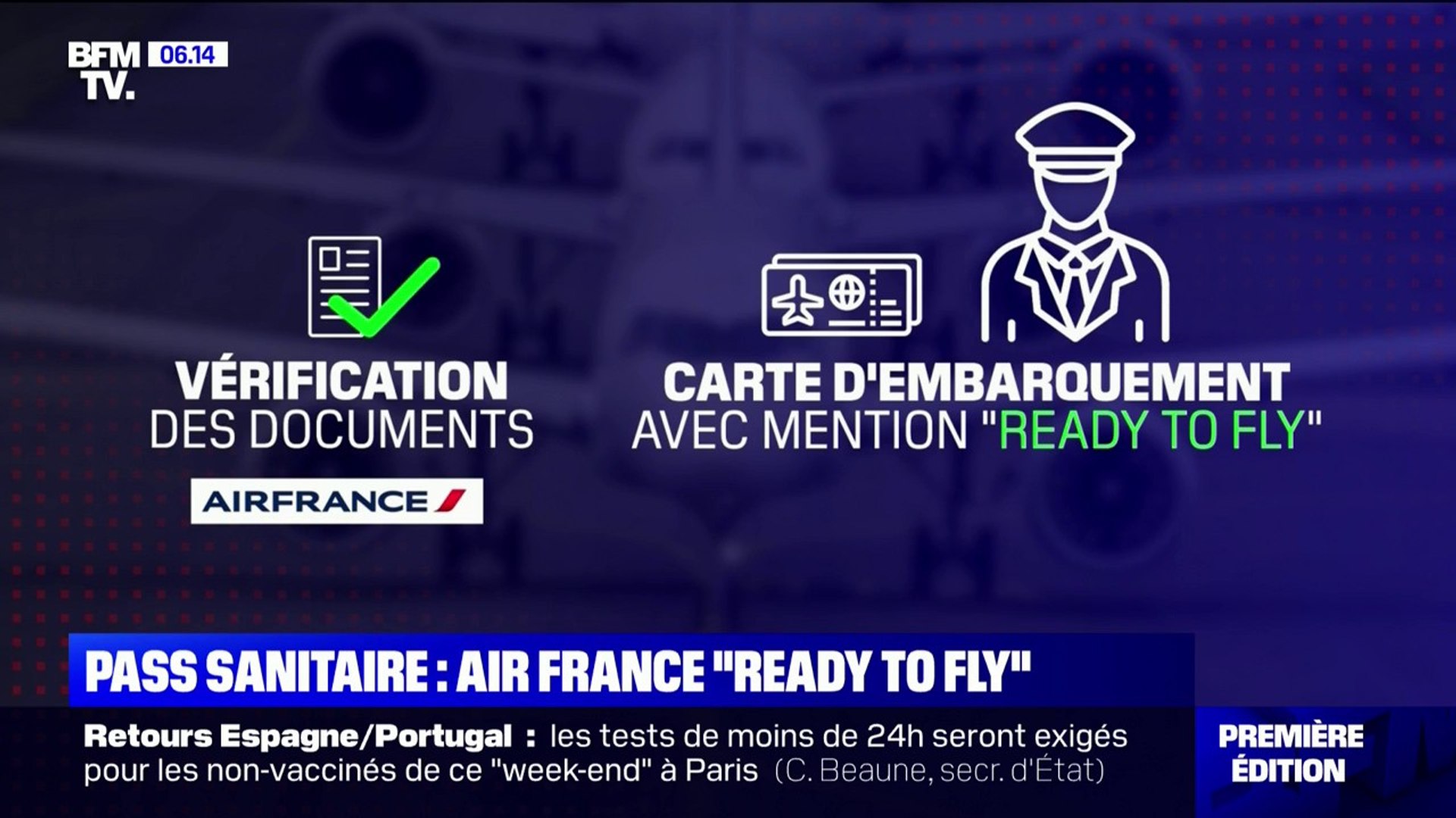 Pass sanitaire: comment Air France et la SNCF se préparent - Vidéo  Dailymotion