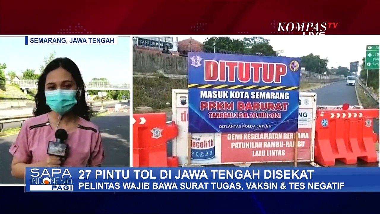 Pantauan Penyekatan PPKM Darurat di Jakarta dan...