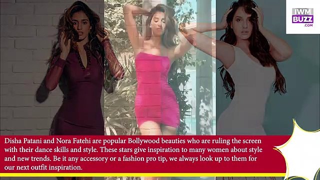 Uff garmi Disha Patani and Nora Fatehi in bodycon dresses