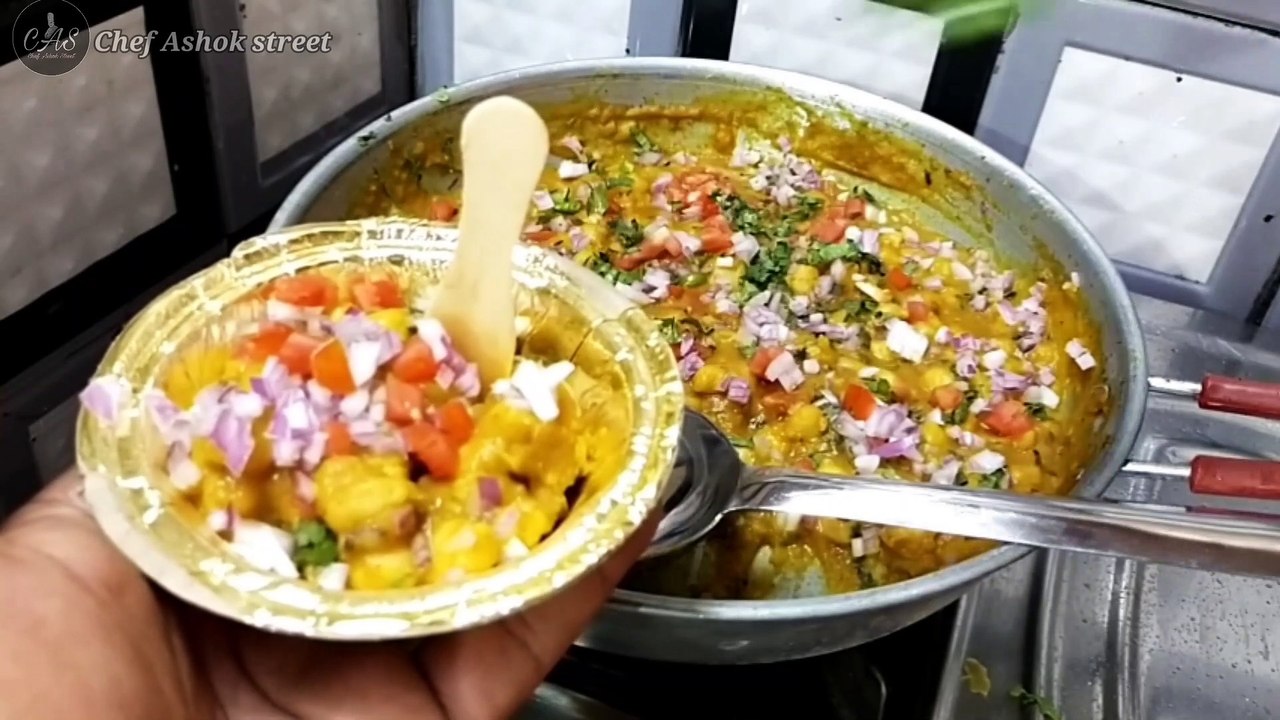 आलू चाट बनाने की विधि. Chana chat recipe. How to make aloo chana chat.