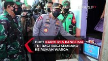 Saat Warga Didatangi Kapolri dan Panglima di Tengah PPKM Darurat