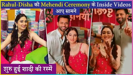 Inside Disha Parmar & Rahul Vaidya’s Mehendi Function | #Dishul Videos Viral