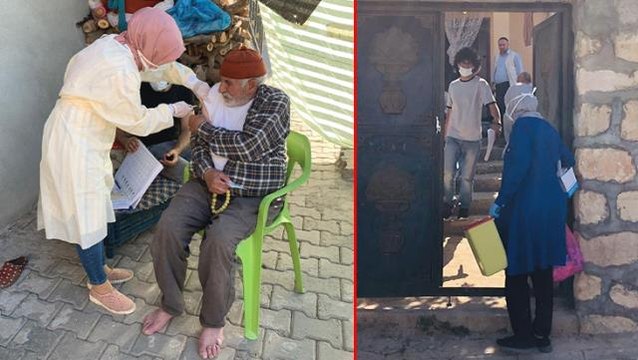 Aşılamanın düşük olduğu Siirt'te ikna timleri, Aşı kısırlık yapıyor söylentilerine karşı kapı kapı geziyor