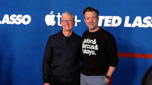 Tim Cook, Jason Sudeikis Ted Lasso Season Two Premiere Red Carpet