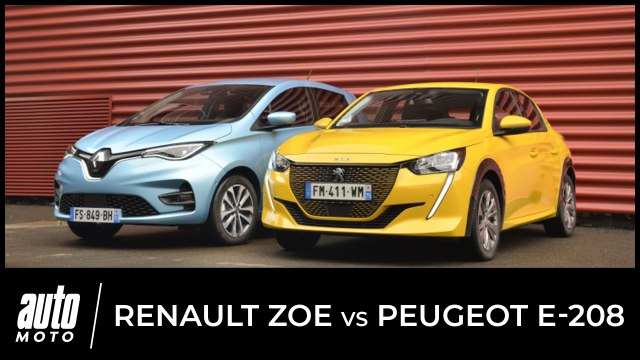 Peugeot e-208 vs Renault Zoé : le duel des électriques françaises