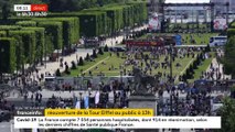 Après neuf mois de fermeture, en raison de la pandémie, la Tour Eiffel rouvre ses portes aux visiteurs - VIDEO