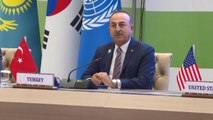 Çavuşoğlu, 'Orta ve Güney Asya: Bölgesel Bağlantısallık, Sınamalar ve Fırsatlar' konferansında konuştu