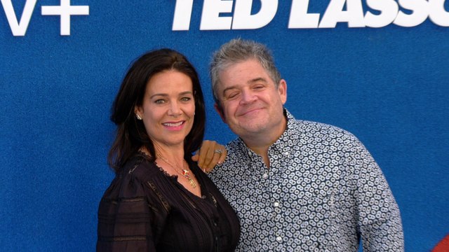 Meredith Salenger, Patton Oswalt Ted Lasso Season Two Premiere Red Carpet