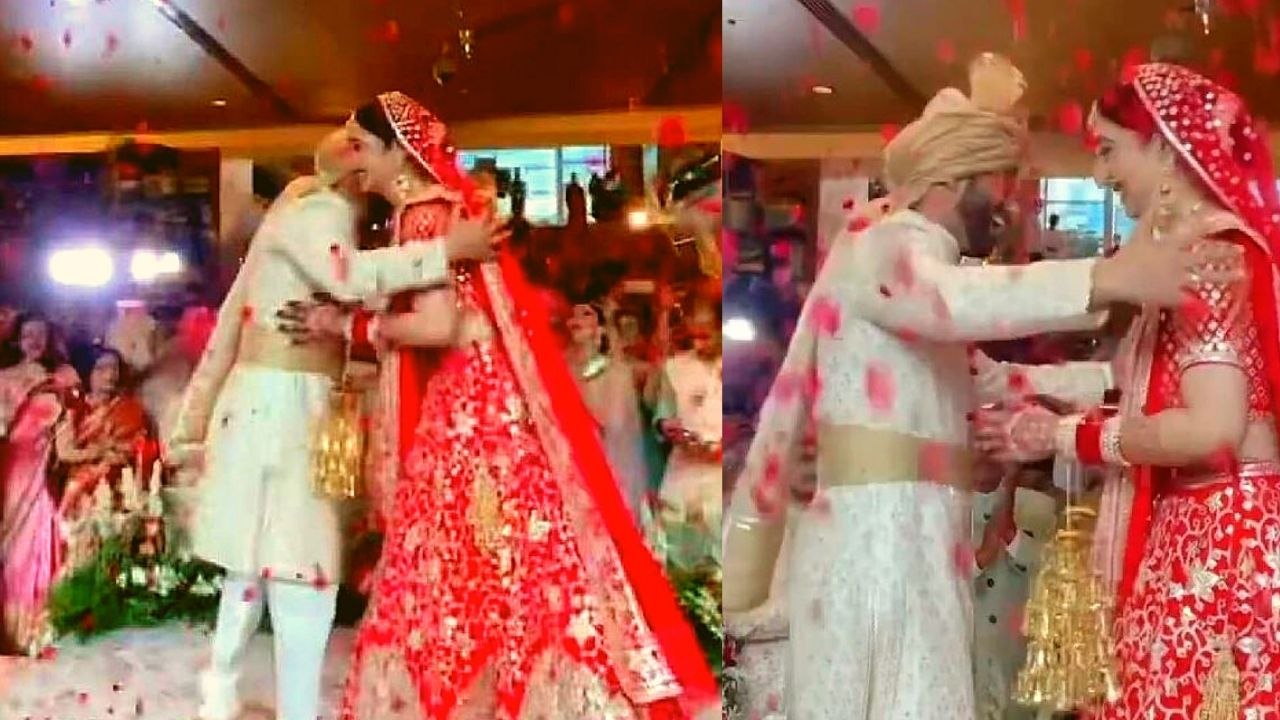 Rahul Vaidya शादी के दिन Disha Parmar को देख हुए out of control, लगा लिए गले | FilmiBeat