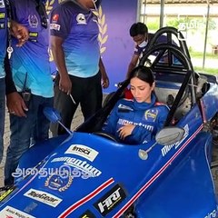 Watch : Actress Nivetha Pethuraj's Formula Car Racing, Training Video
