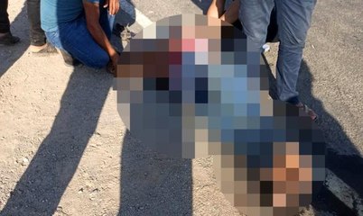 Şahsa çarpıp kaçan sürücü olay yerinde aracının plakasını düşürdü