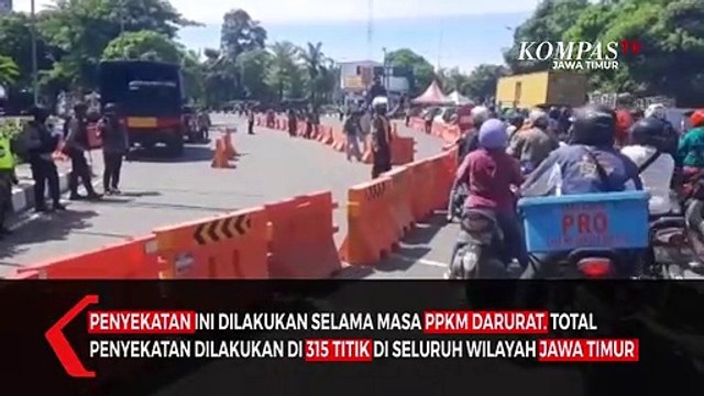 Catat, Ini Titik Penyekatan Selama PPKM Darurat di Jatim