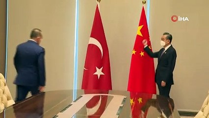 Download Video: Bakan Çavuşoğlu, Çin Dışişleri Bakanı Wang Yi ile görüştü