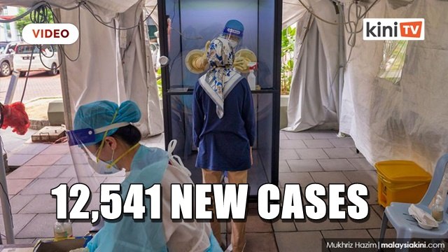 Malaysia records 12,541 new cases of Covid-19