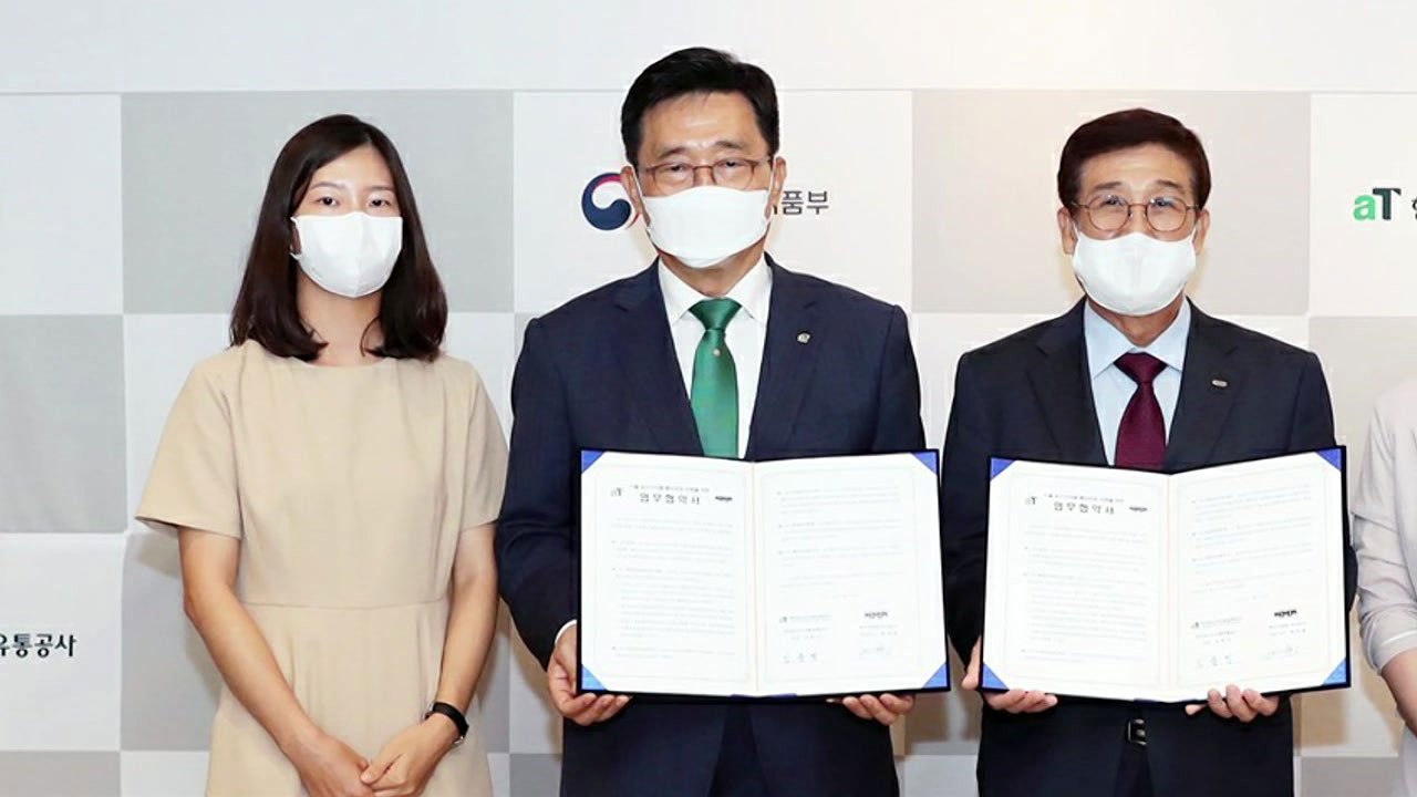 [기업] aT, 농수산식품 전용 선박 화물 공간 물량 확보...HMM과 업무협약 / YTN