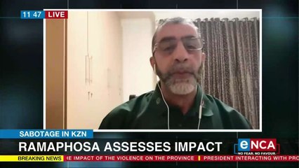 Gift of the Givers speaks on looting in Gauteng and KZN