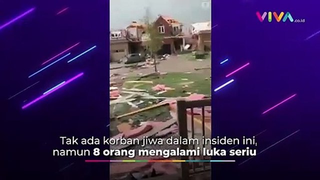 Tornado Kanada, Mobil Warga Dipelintir Angin Topan