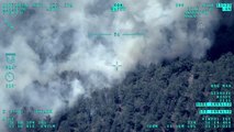 Son dakika haberleri: Aydıncık ilçesindeki orman yangını insansız hava aracı tarafından görüntülendi