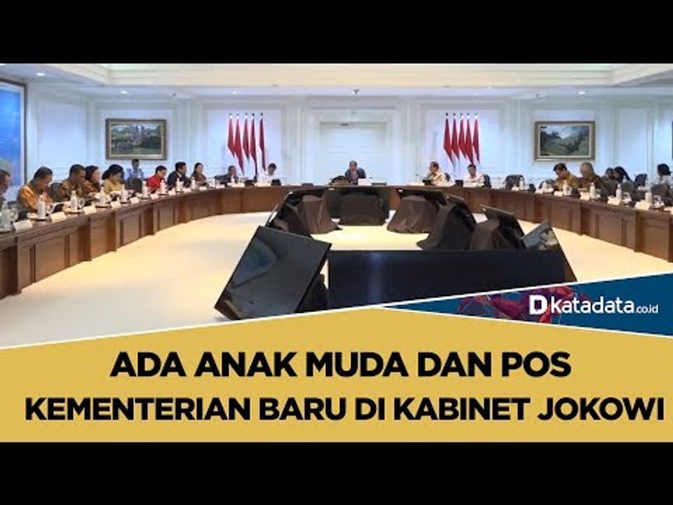 Ada Anak Muda dan Pos Kementerian Baru di Kabinet Jokowi | Katadata Indonesia