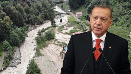 Cumhurbaşkanı Erdoğan'dan Rize'deki sel felaketiyle ilgili acı sözler: Ağaçlar sökülüp çaylık yapıldı