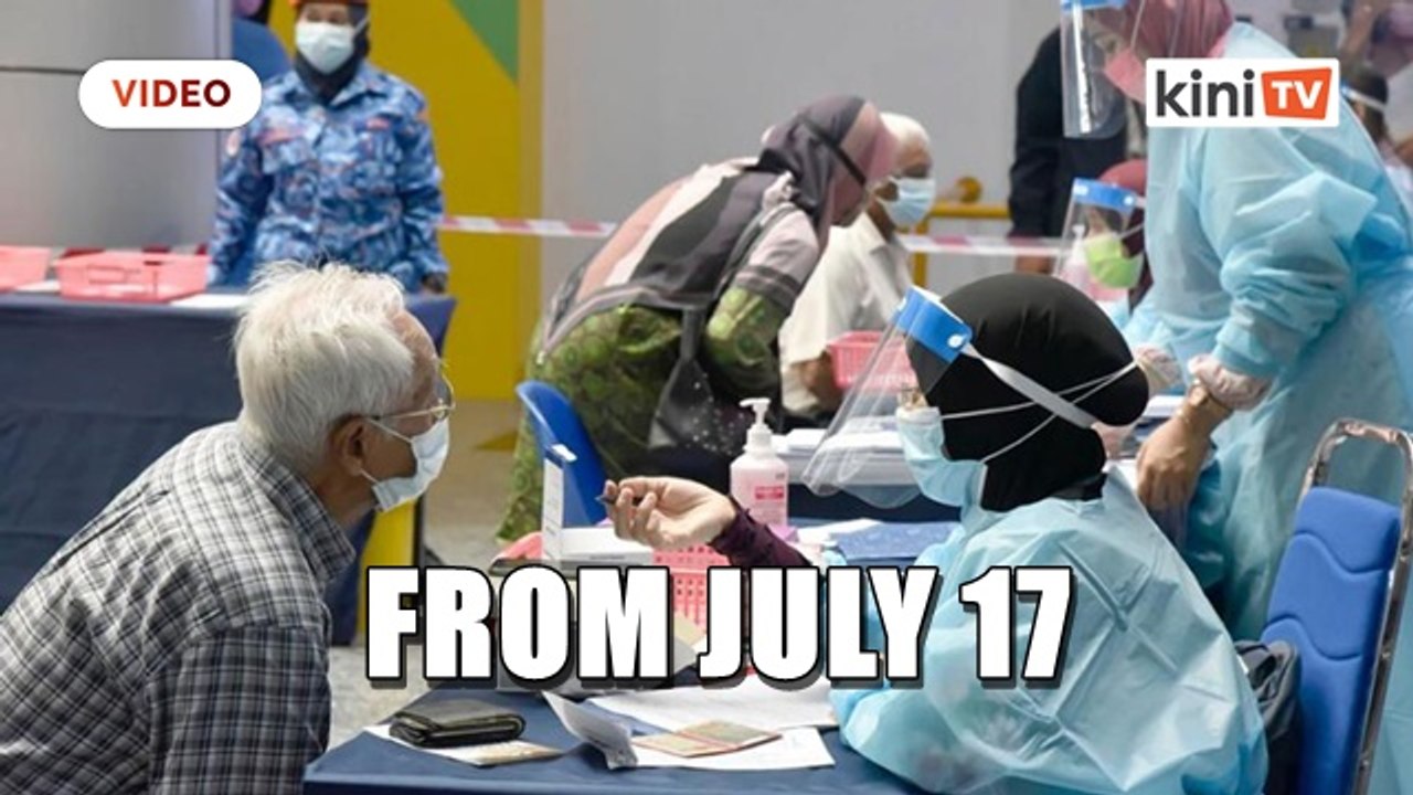 Senior citizens in Klang Valley who don't have appointments can walk-in for vaccinations