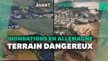 Inondations en Allemagne: des victimes et disparus après un glissement de terrain