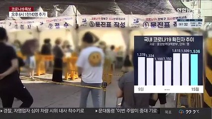 열흘째 1천명대…감염력 센 "델타변이가 60%"
