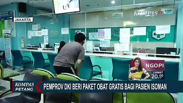 Pemprov DKI Jakarta Beri Paket Obat Gratis Bagi Pasien Isolasi Mandiri